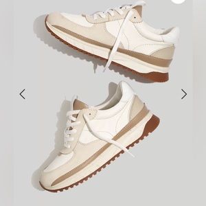 Madewell Kickoff Leather Sneakers